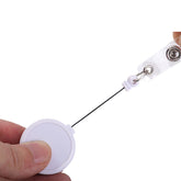 Badge Holder Reel Clip Holder - White